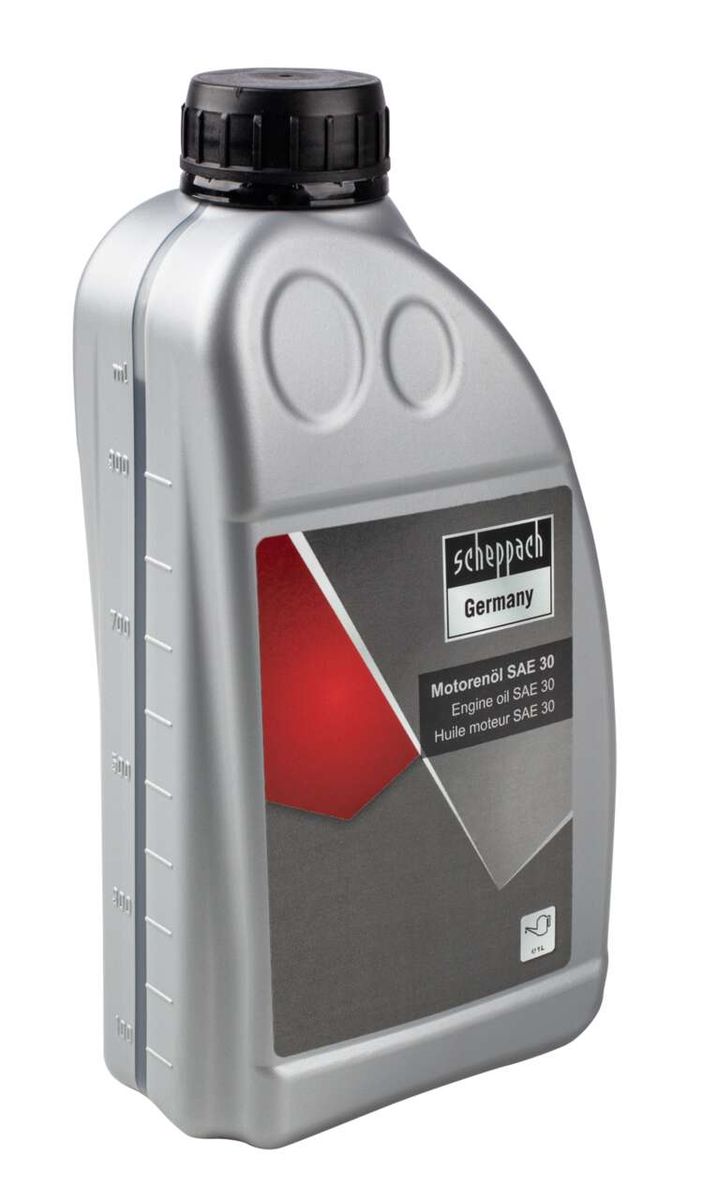 Scheppach SAE 30 engine oil in 1-litre bottle