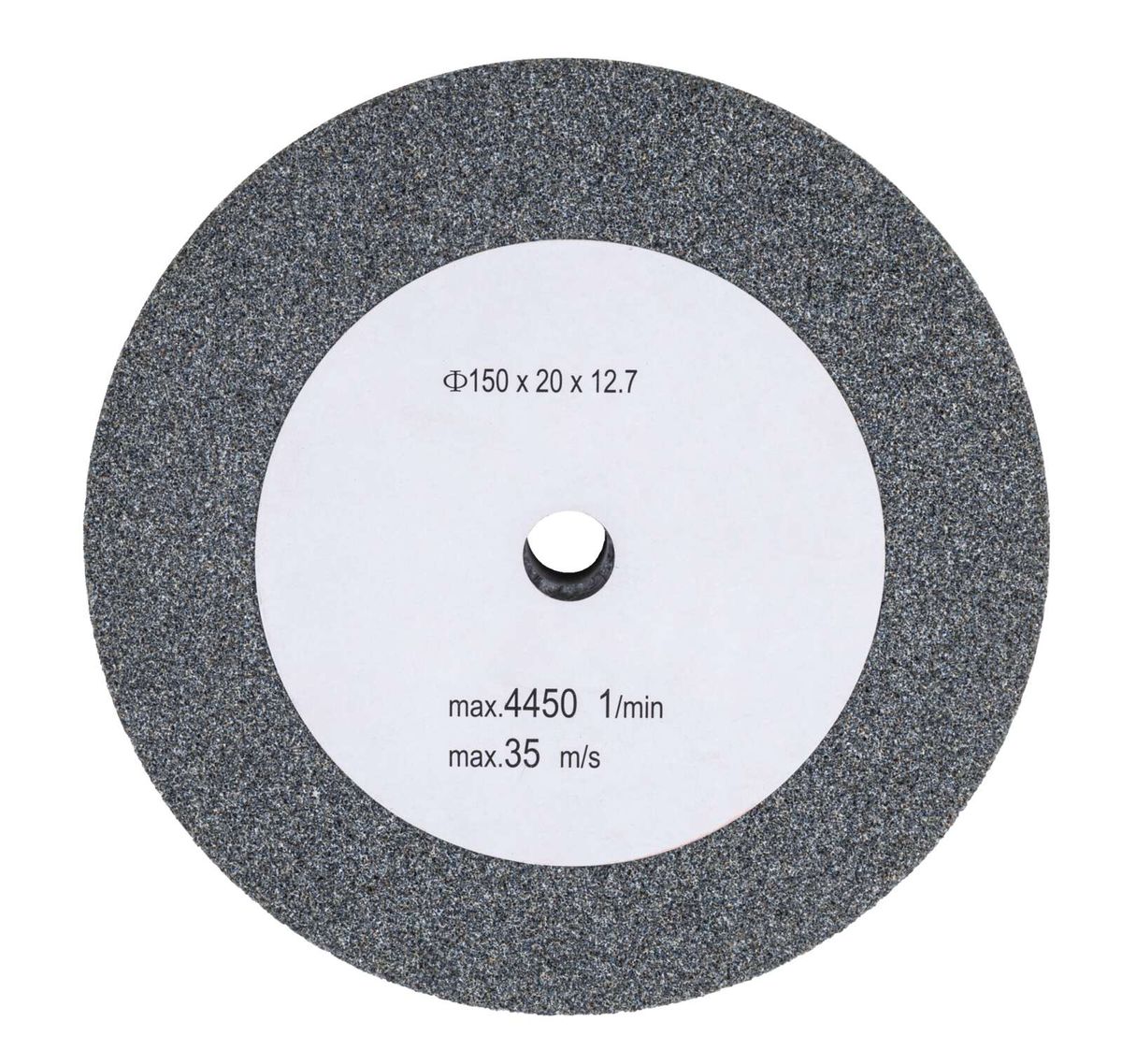 Grinding disc, 150mm diameter, 19mm thickness, 12.7mm depth