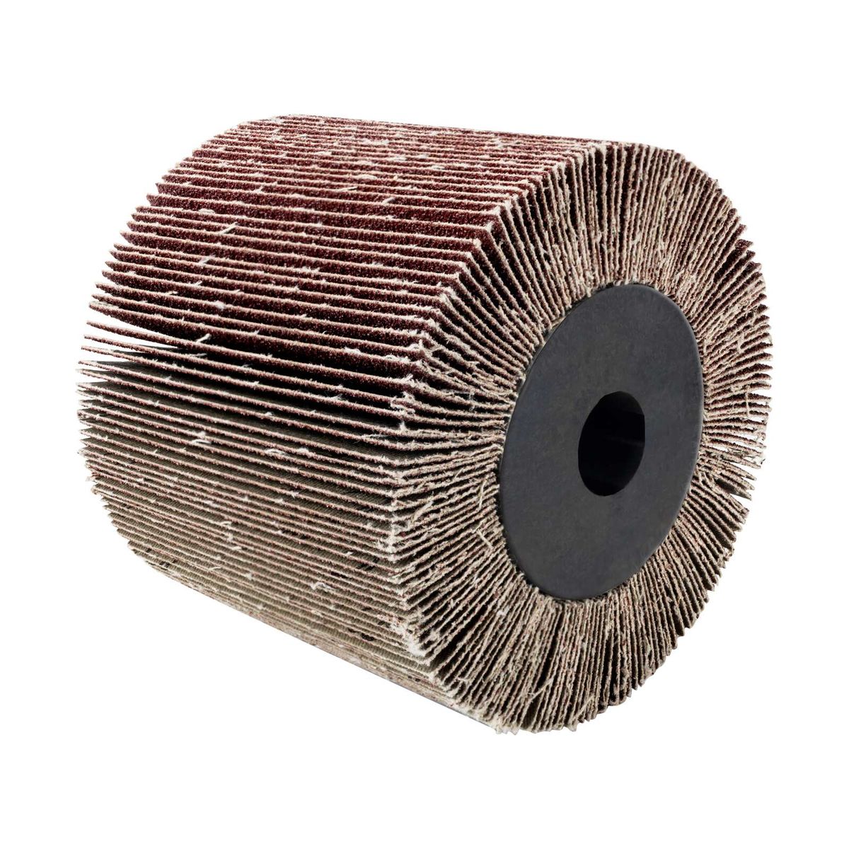 Scheppach abrasive brush with textured, refined bristle for precise surface finishing