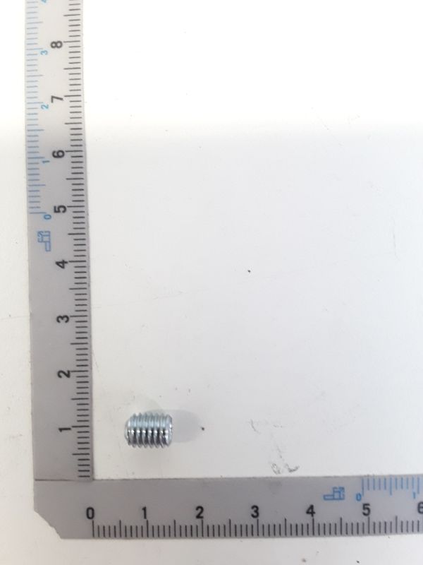 Scheppach threaded pin, M6 size, zinc-coated, DIN 916 standard