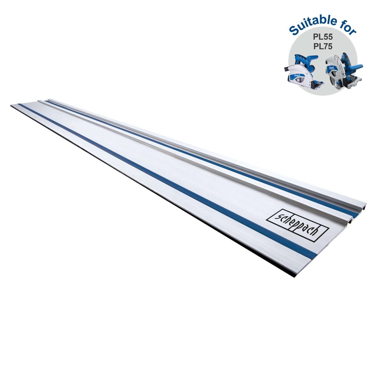 Scheppach quick clamp for shell fittings (PL55, PL75) – metal profile with marking