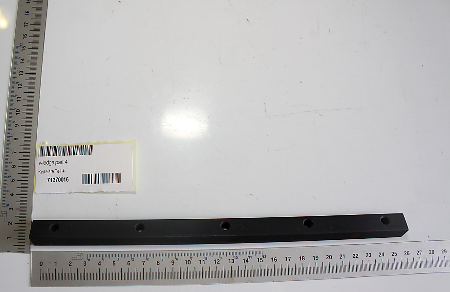 Scheppach V-ledge part 4 section with label and marking