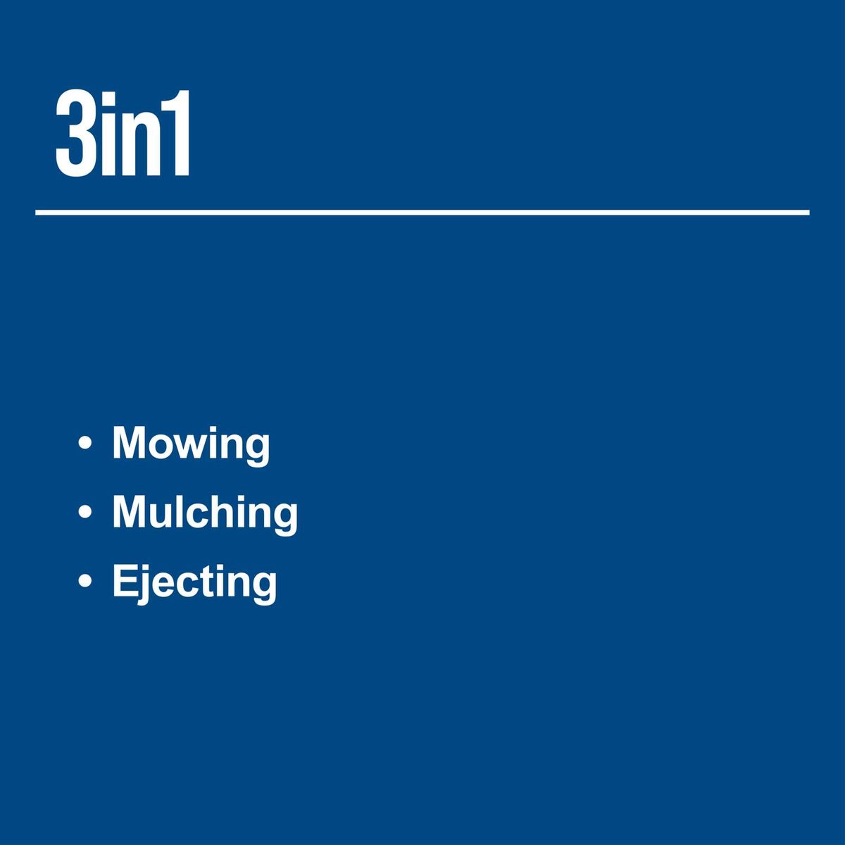 Mowing, mulching, and ejecting functionalities for mulching equipment