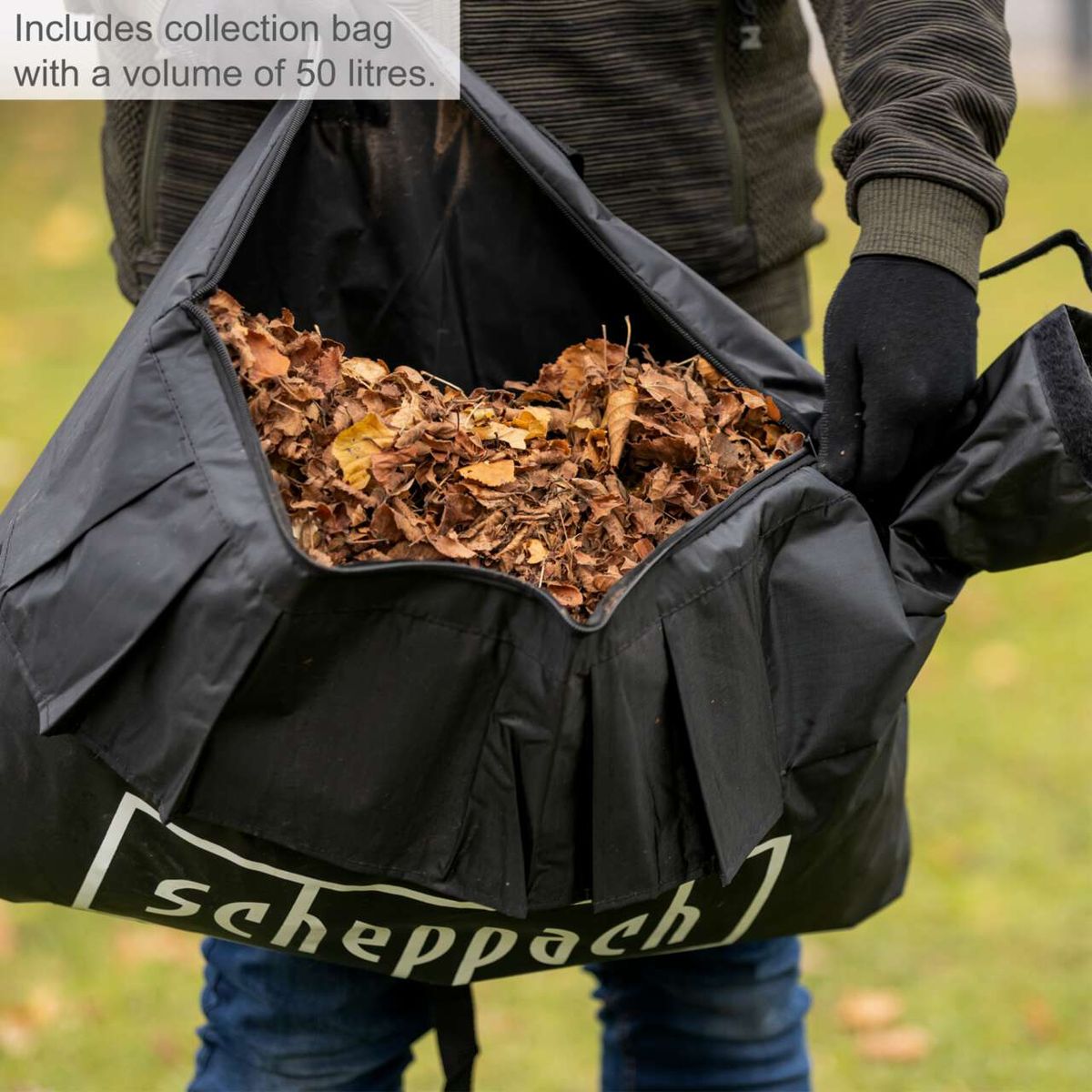 50-litre collection bag for Scheppach leaf blower and vacuum system