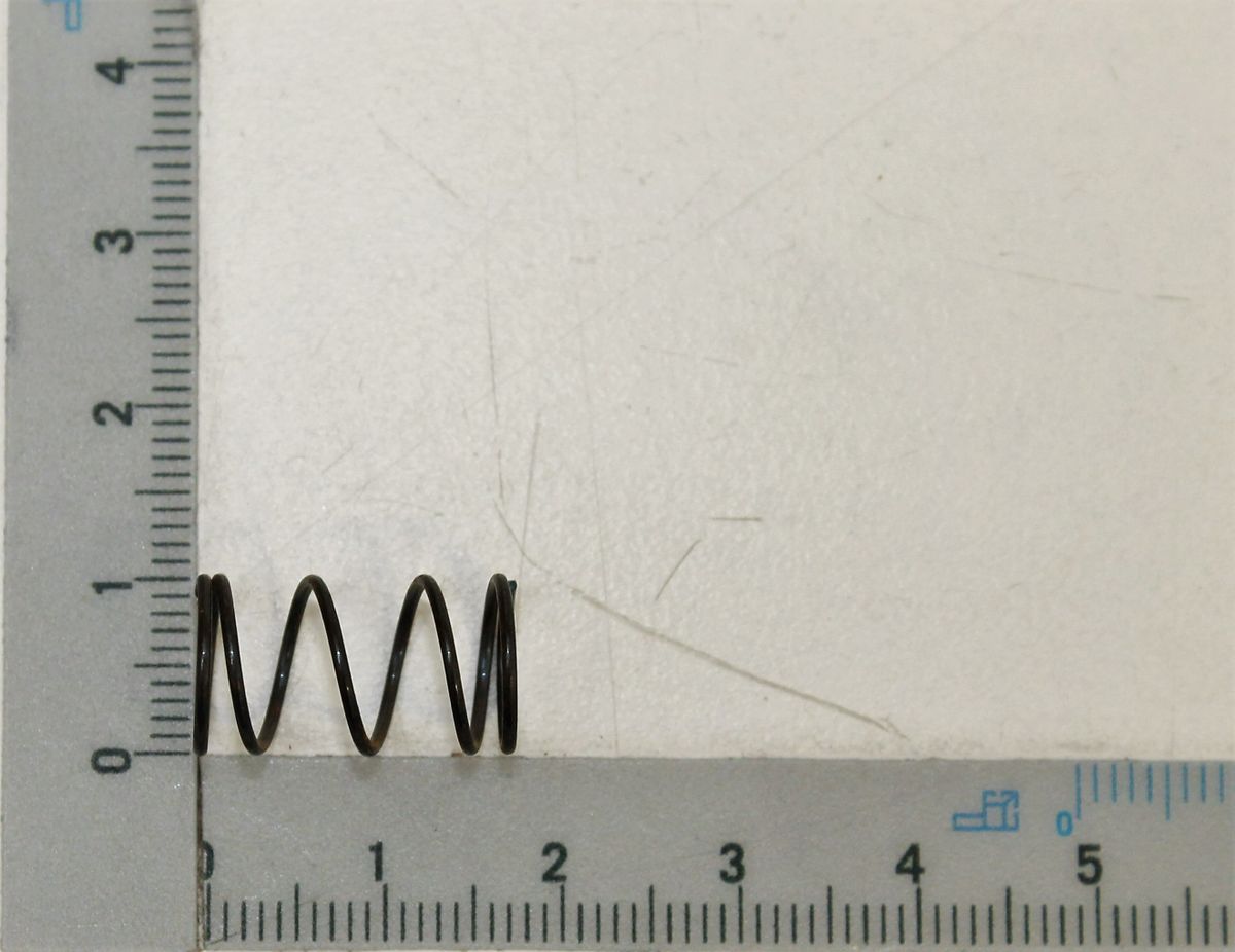 Spring with measurement scale for Scheppach pressure springs, length reference for coils