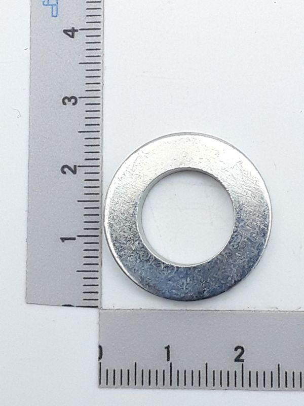 Ring washer with central hole, A13 DIN125