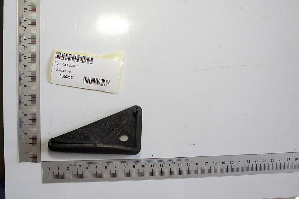 Scheppach foot cap component (Part 1) with hole for attachment, part of a set