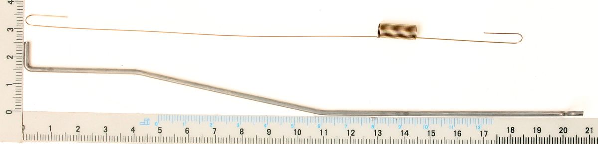 Scheppach spring-operated throttle scale with lever assembly