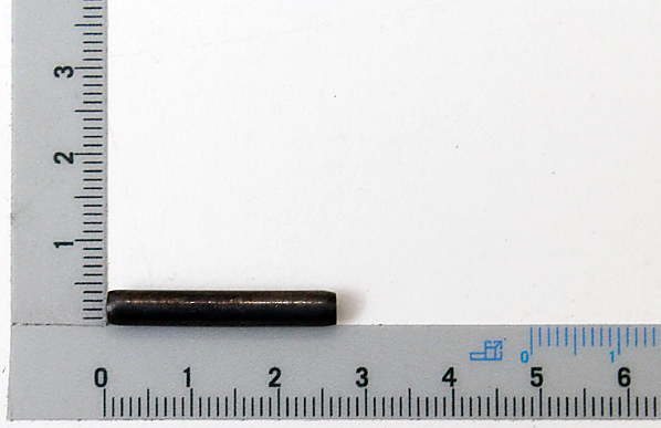 Spiral spring dowel sleeve measuring scale with 6 cm reference line