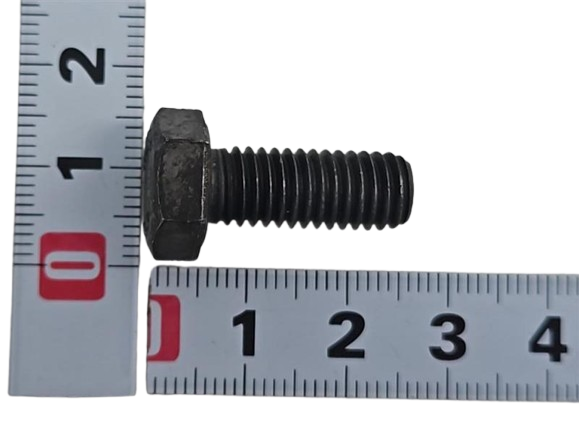 Hexagon head bolt with M8 scale, DIN standard, measurement in mm