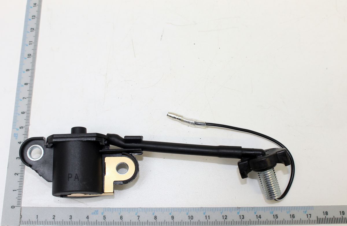 Scheppach switch assembly with cable connector and mechanical switch component