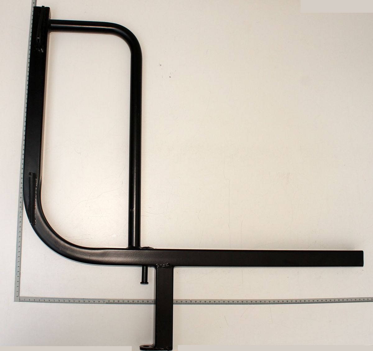 Scheppach wood support guard section with measurement scale for height alignment