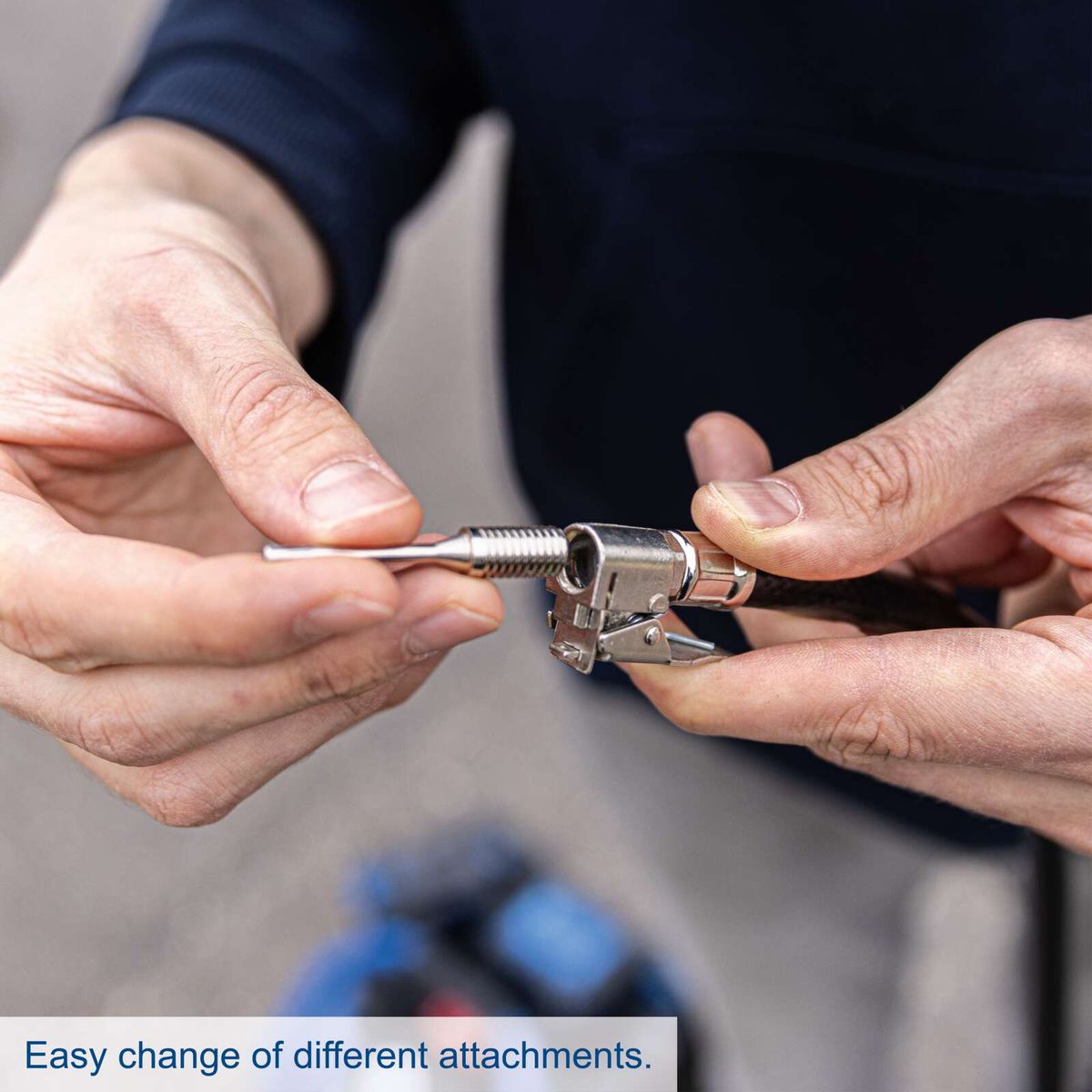 Easy interchangeable connector for various cable attachments