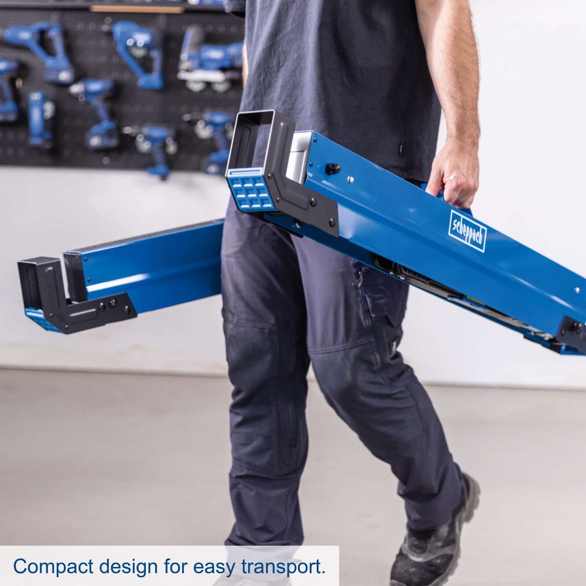 Compact saw bench featuring easy transport design for convenient handling