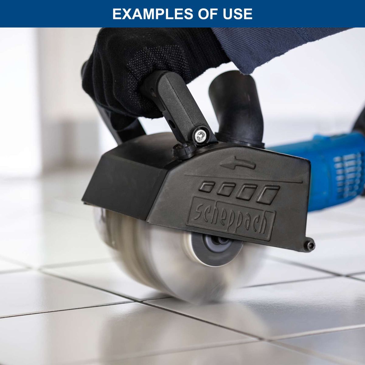 Scheppach power tool with digital control settings for precise operation