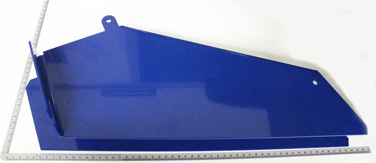 Scheppach cover holder 3x544x1000/2, shown from the side with a ruler for size reference.