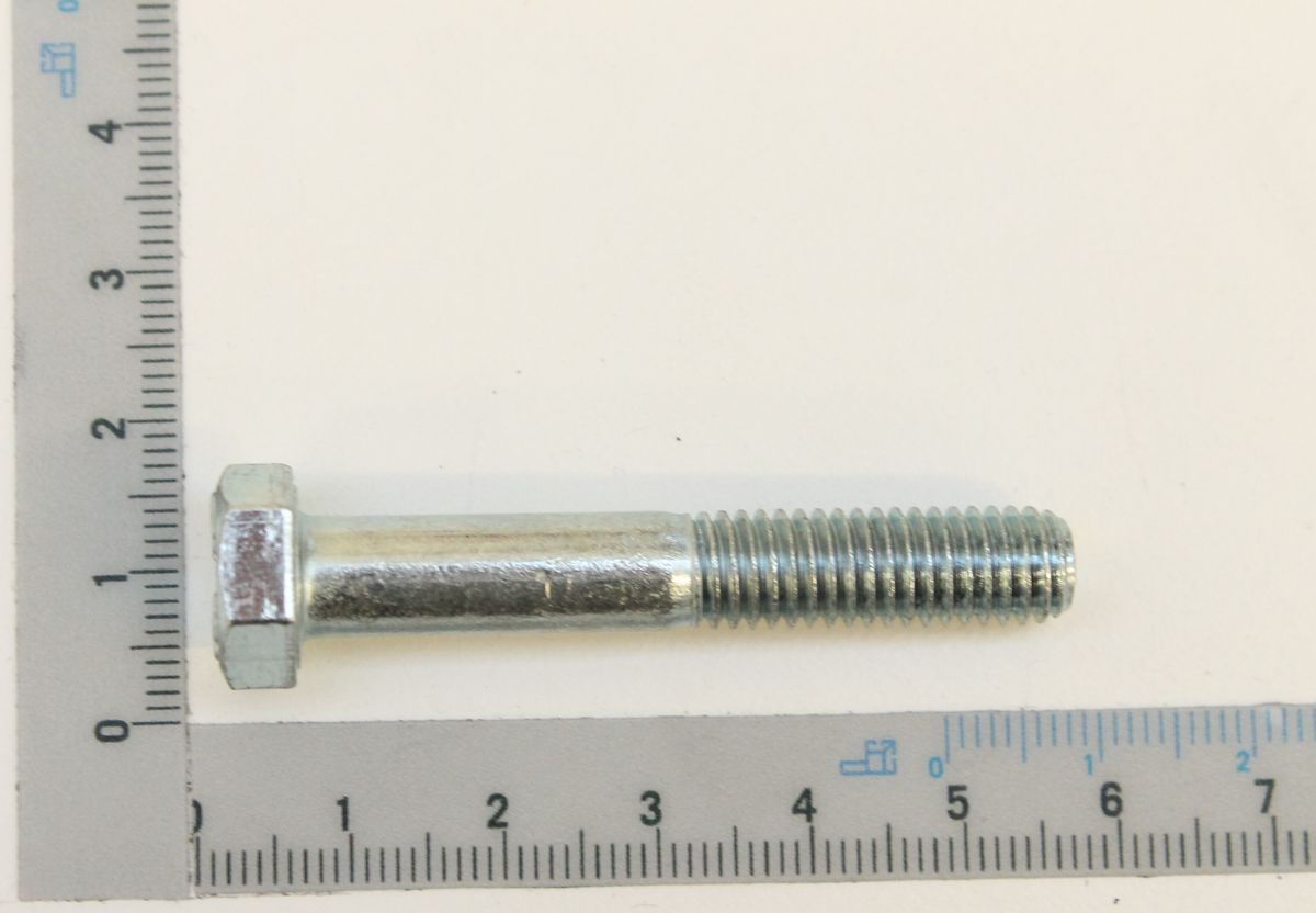 Hexagon bolt M8 with 50 mm length, DIN 931 standard