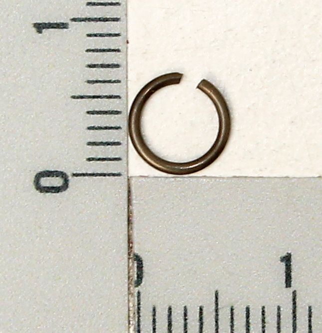 Scheppach retainer ring A6, close-up of a curved ring section