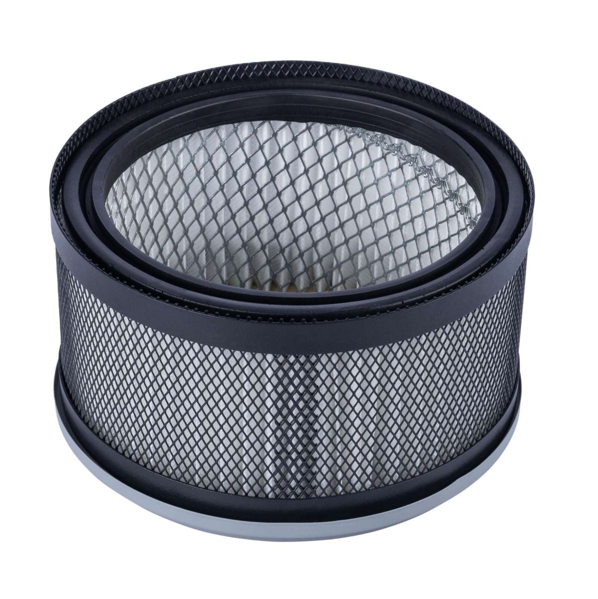 Folded filter with integrated protective screen