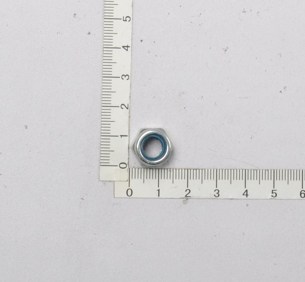 Self-locking hex nut M8 with scale indicator