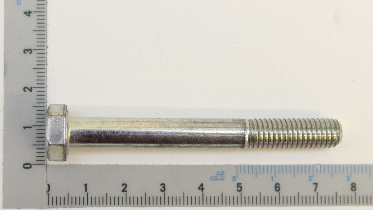 Scheppach hex bolt M8x70, zinc-coated, DIN 931