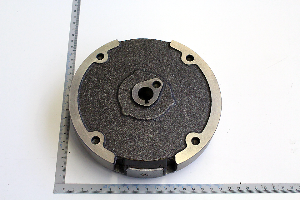 Scheppach flywheel with starter ring gear (top view)
