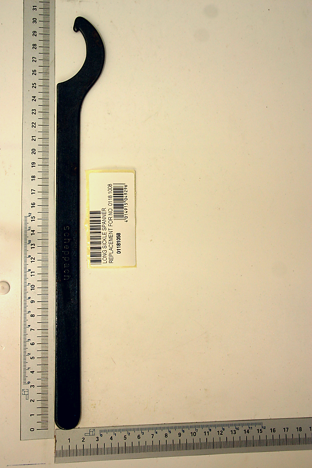 Long sickle spanner with handle, model 01181058