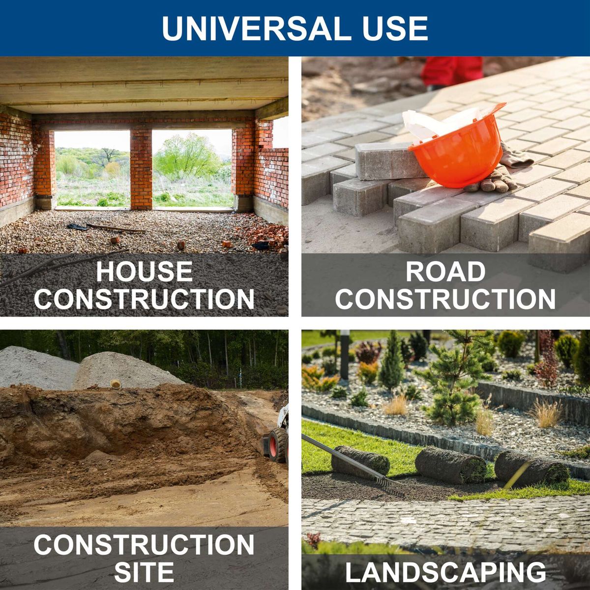 Vibrating plate compactor with integrated wheels and 13,000N force for soil compaction