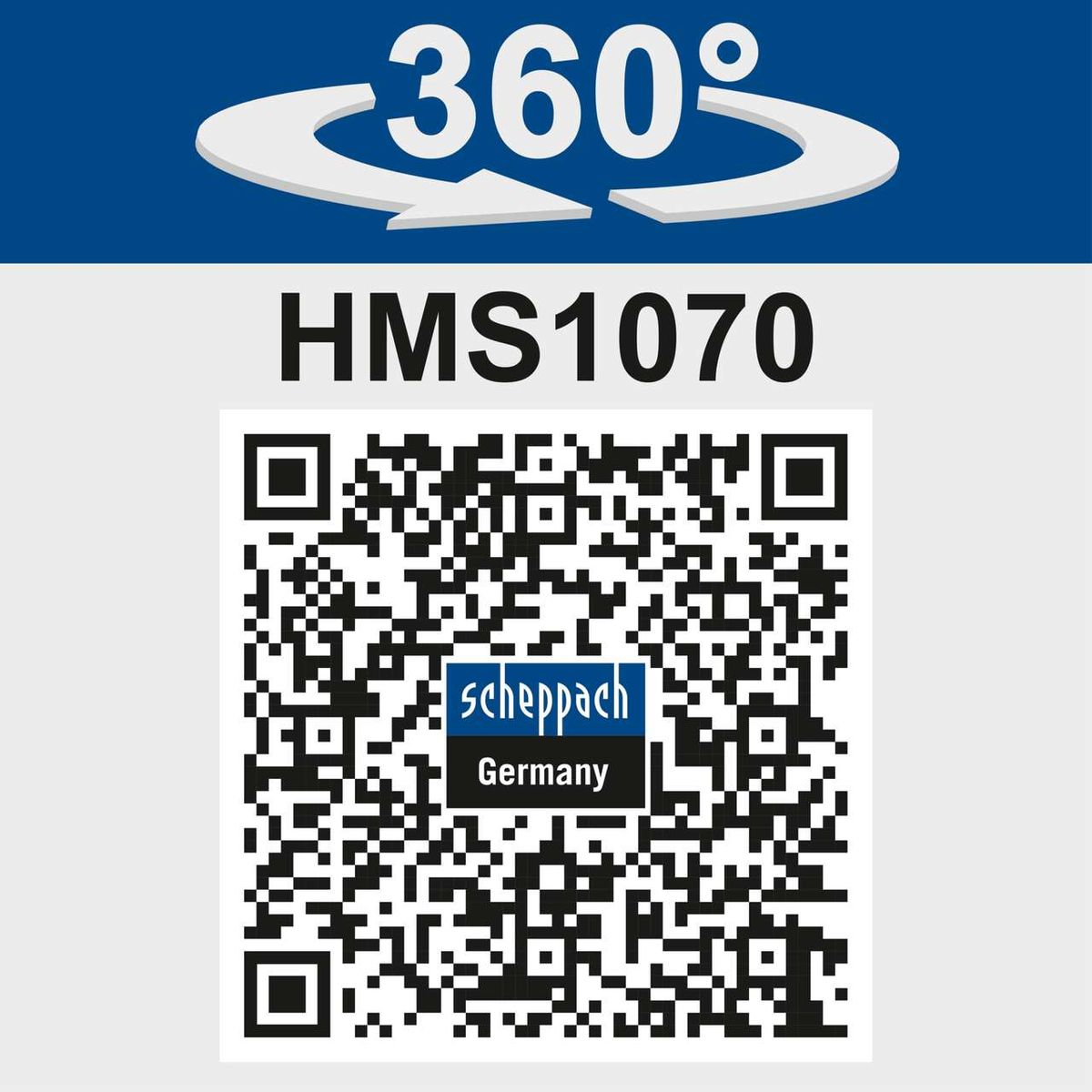 360° adjustable feature for precise planing, HMS1070 Scheppach thickness planer