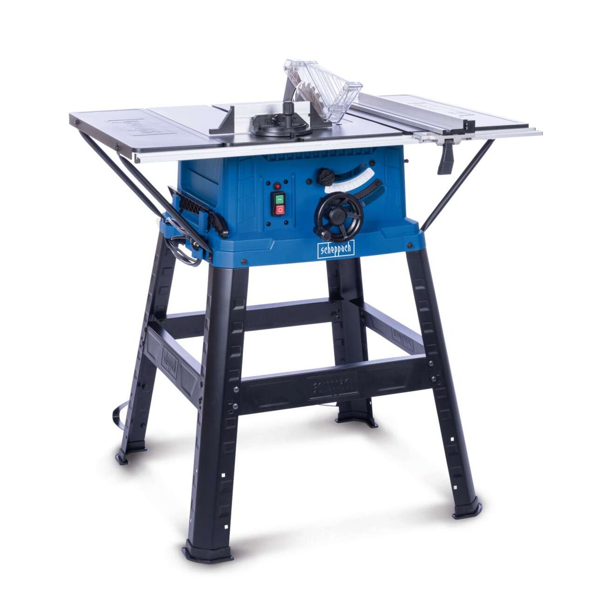 Scheppach table saw HS254 with soft start and table extender for accurate cuts