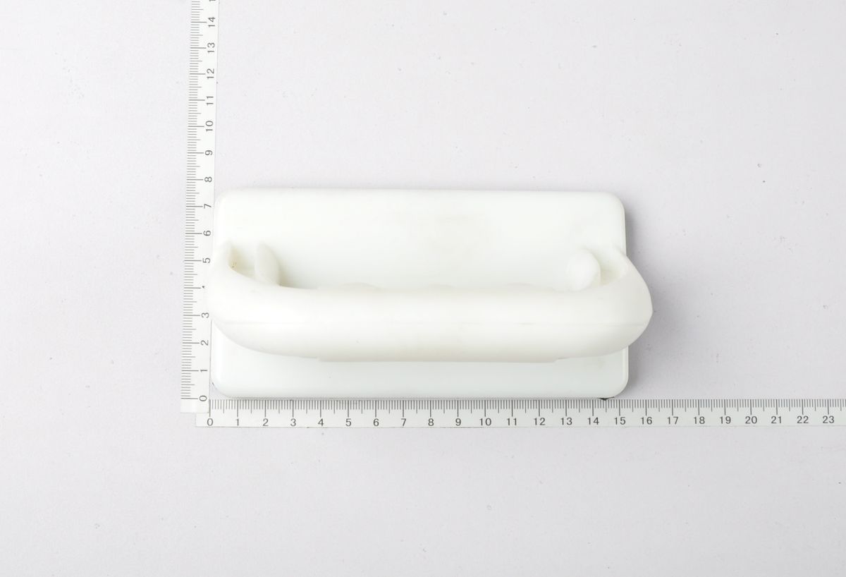 Scheppach side push hand assembly scale with measurement markings
