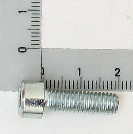 Cheese head screw, M6 x 20 mm thread length