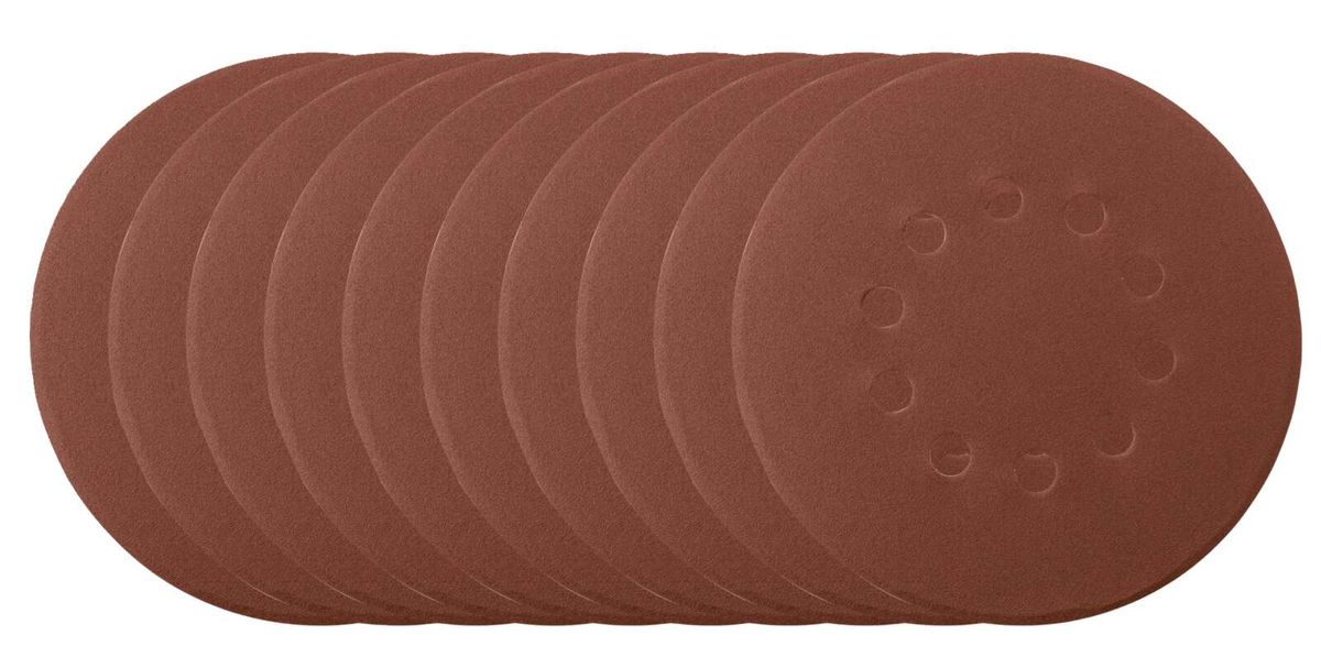 Round sanding paper set by Scheppach, 10 pieces, Ø 215 mm