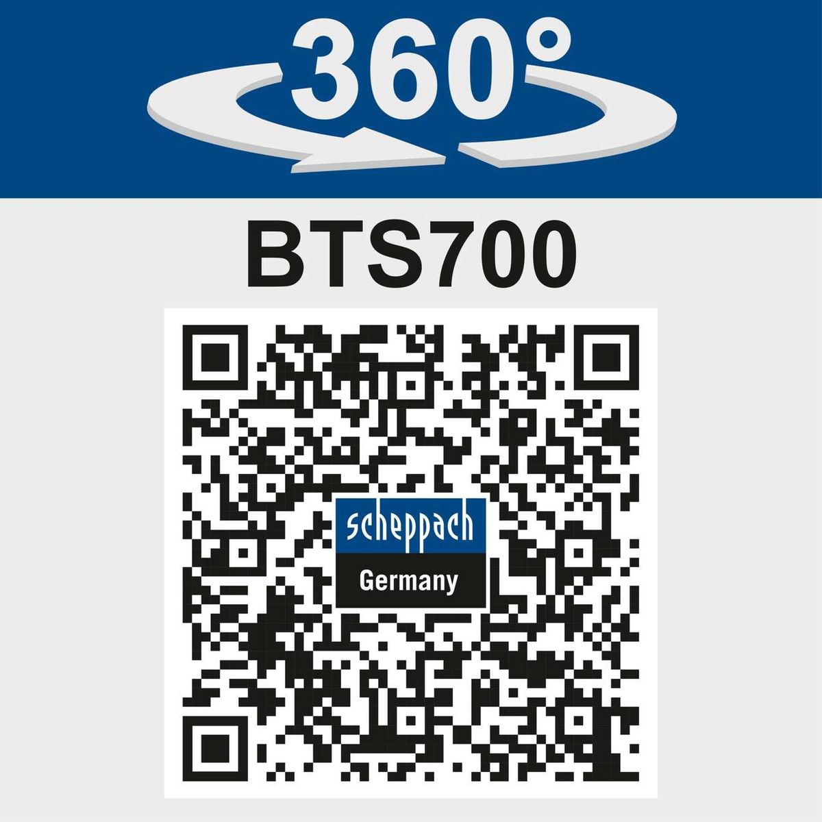 Scheppach BTS700 belt and disc sander with 360° adjustable worktable