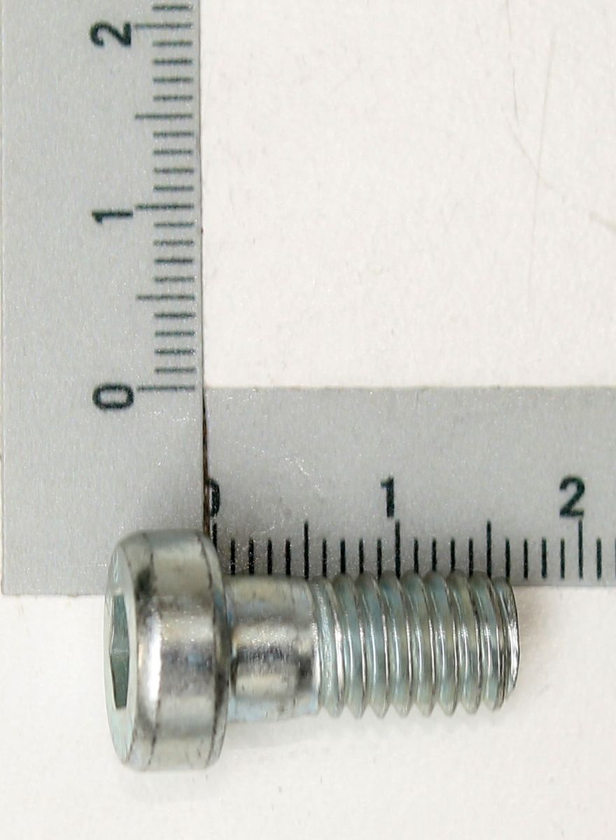 Cheese head screw, M8 × 16 mm, low profile