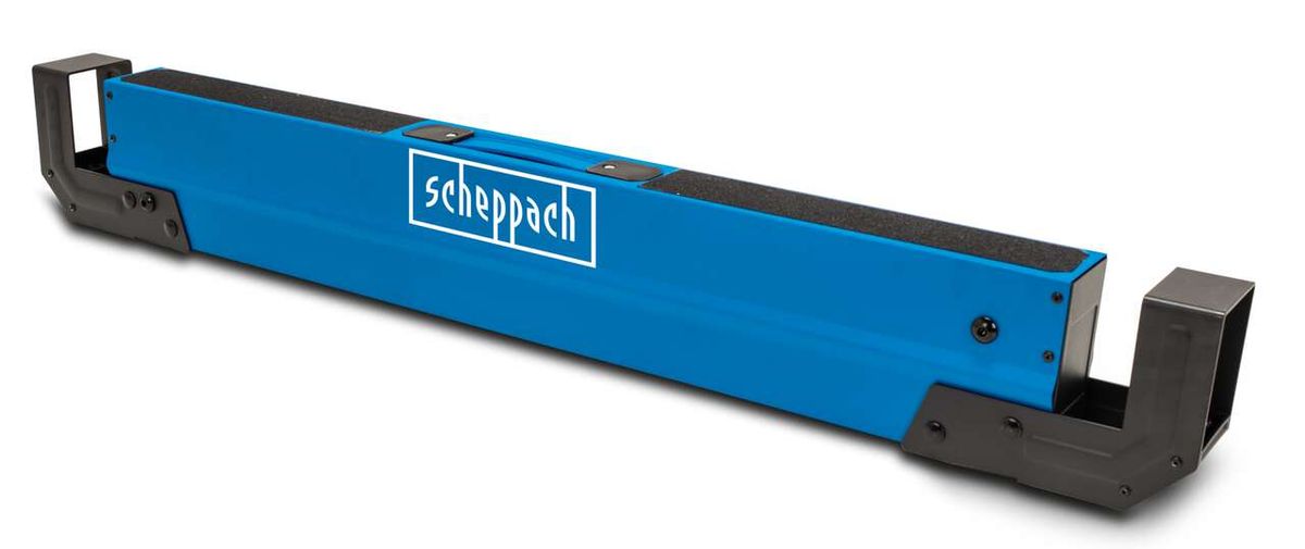 Scheppach saw bench attachment with integrated support for accurate tasks