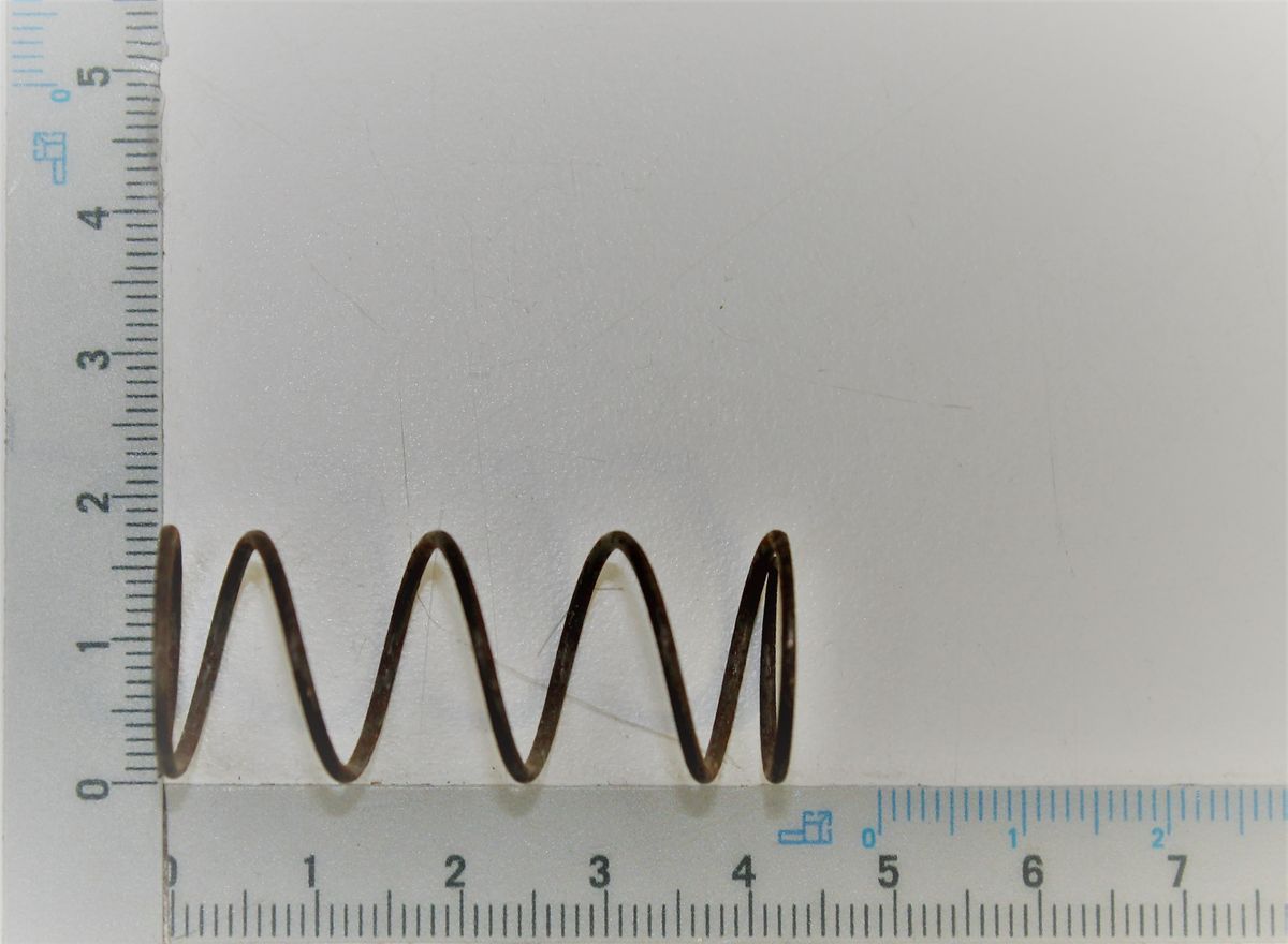 Scale with measuring spring for pressure spring measurement, part of the 42x17x17/1 series