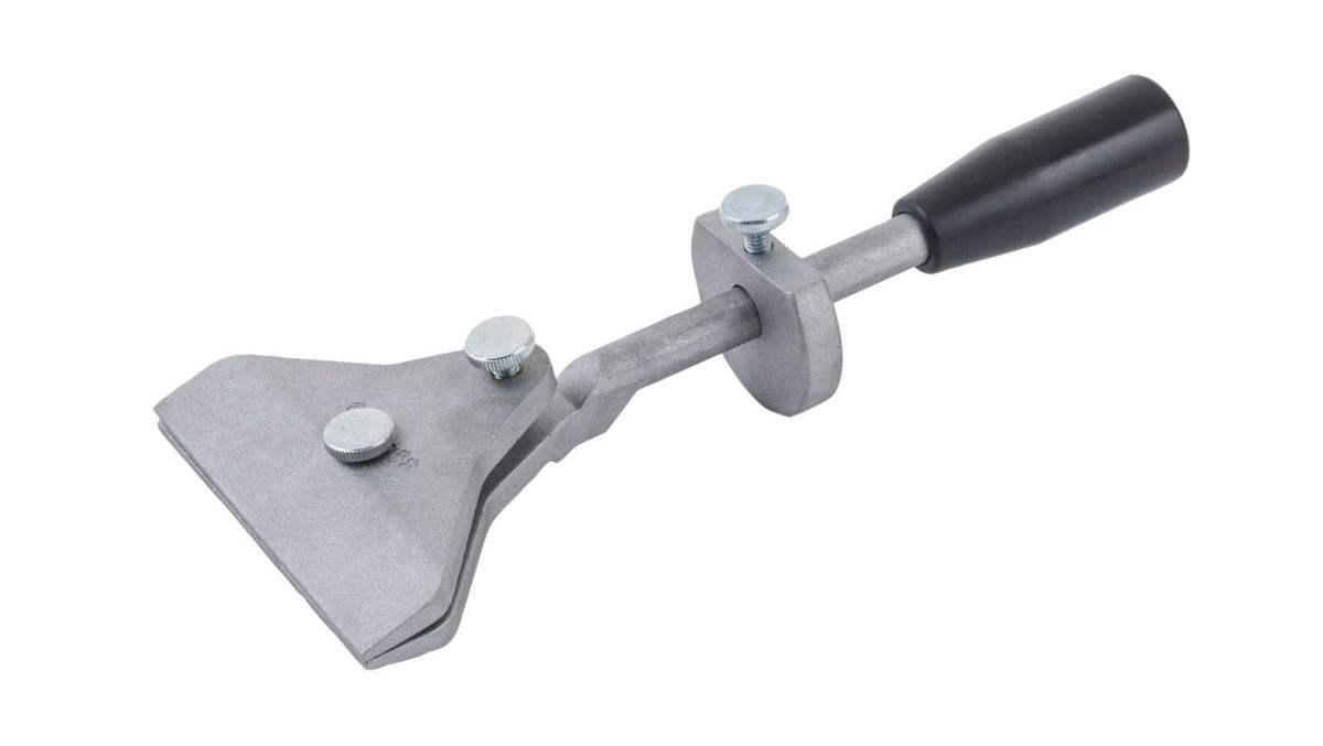 Scheppach measuring tool with adjustable chisel attachment for accurate measurements