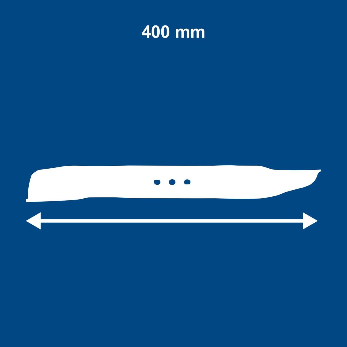 Scheppach measuring scale with 400 mm length for accurate measurements