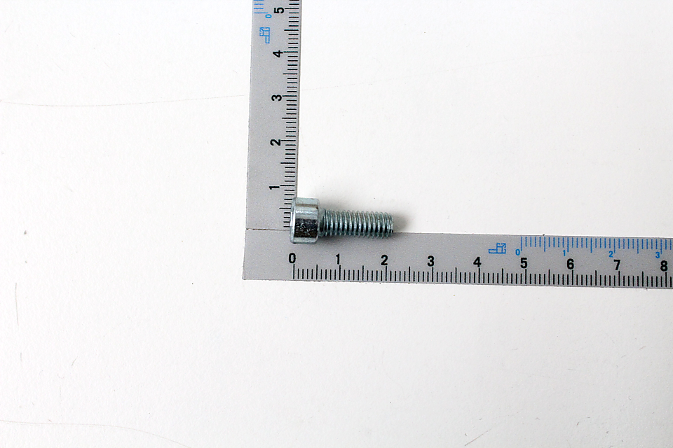 Cheese head screw M6x16 with integrated locking feature