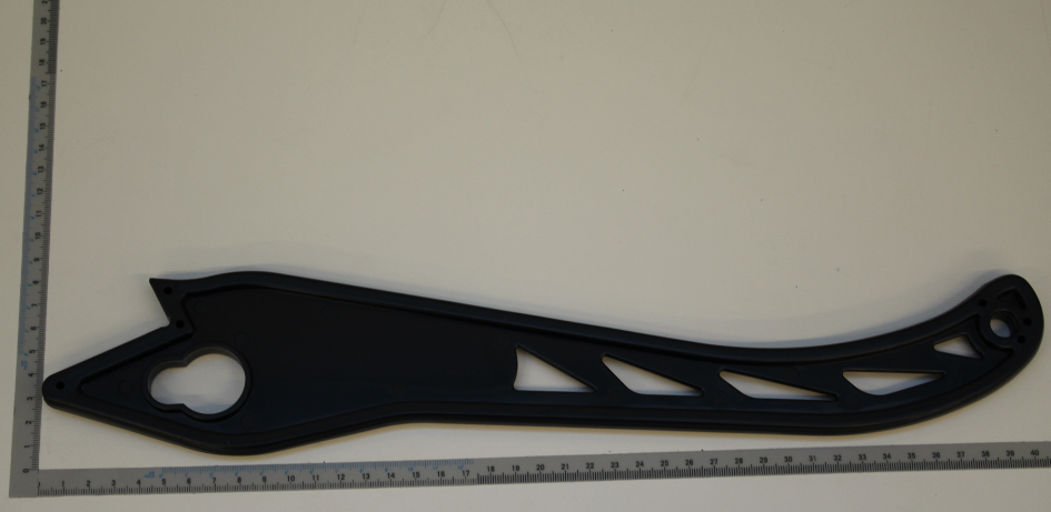 Scheppach push stick with integrated scale for precise measurements