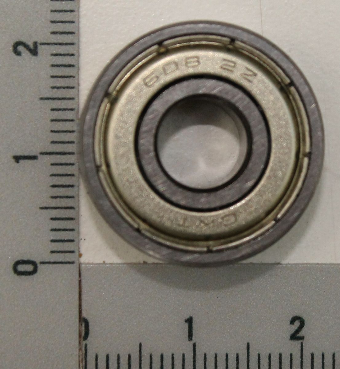Bearing with internal scale for precise measurement, part of 608 2Z series