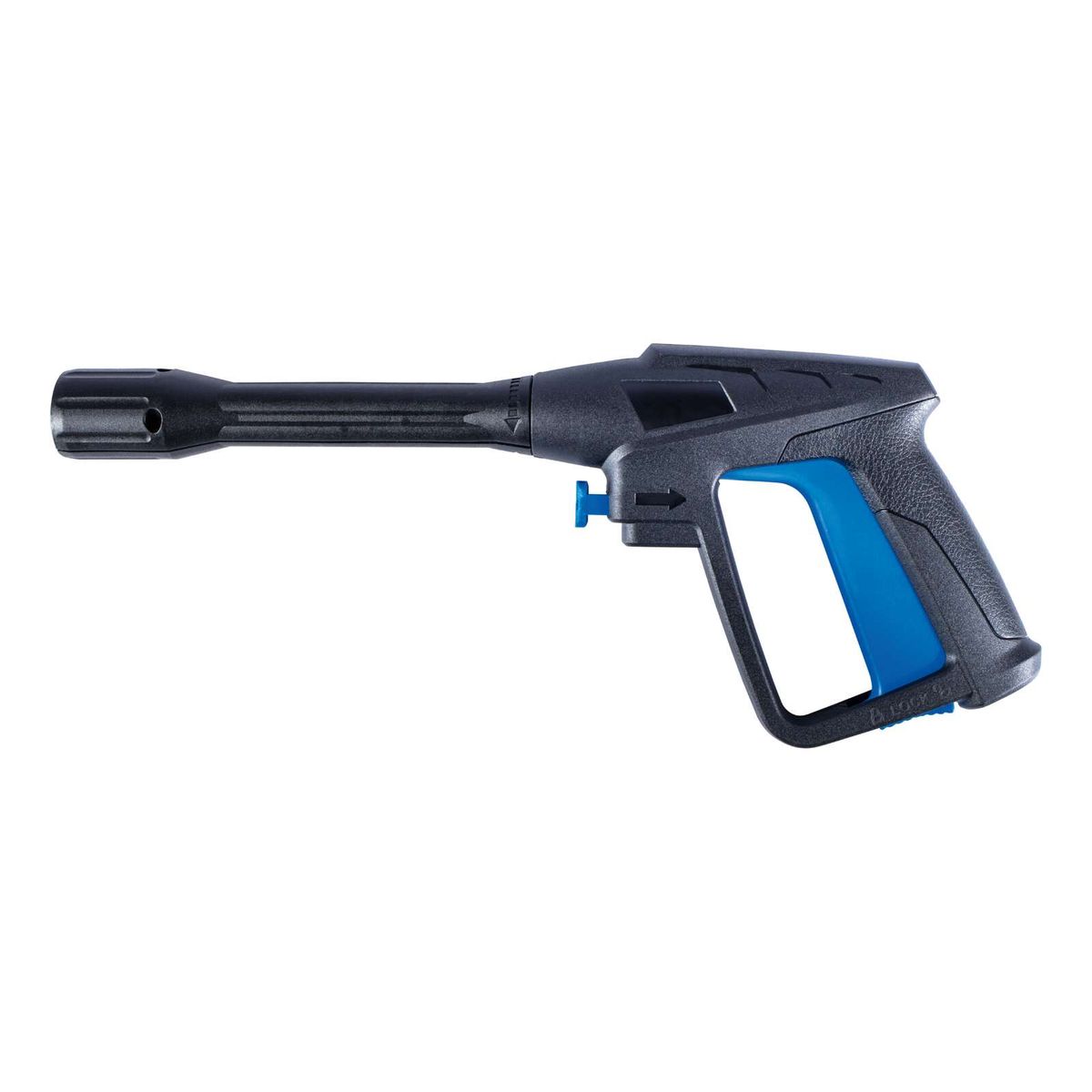 Ergonomic jointed handle with integrated guide slot for Scheppach tool