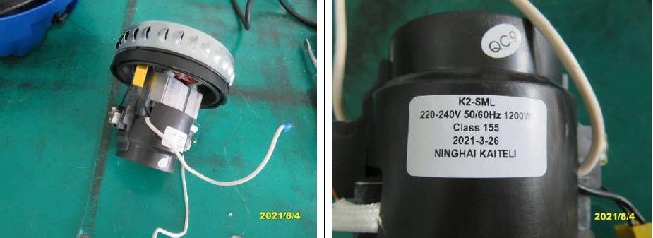 Motor assembly K2-SML with stator and rotor, 1.2 kW, 230V/50Hz