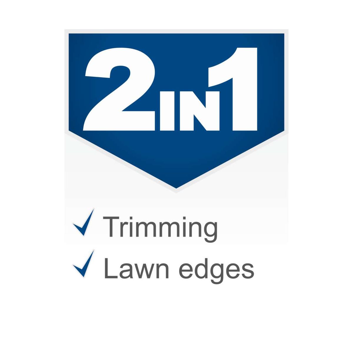 Lawn trimming service highlighting precise string length and sharp edges