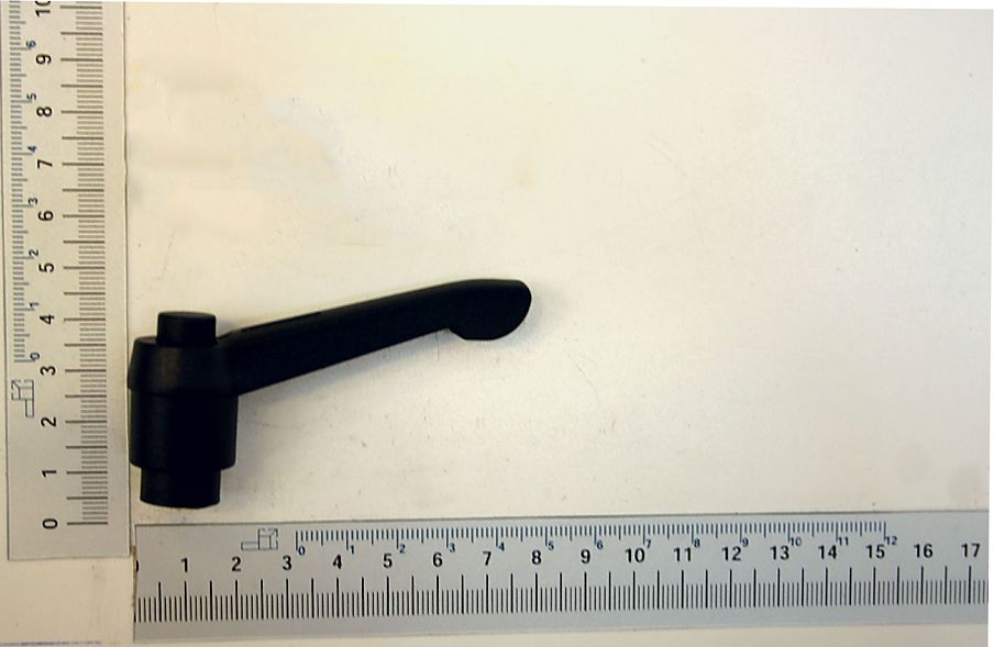 Clamping lever for M8 bolts, mechanical component with lever mechanism