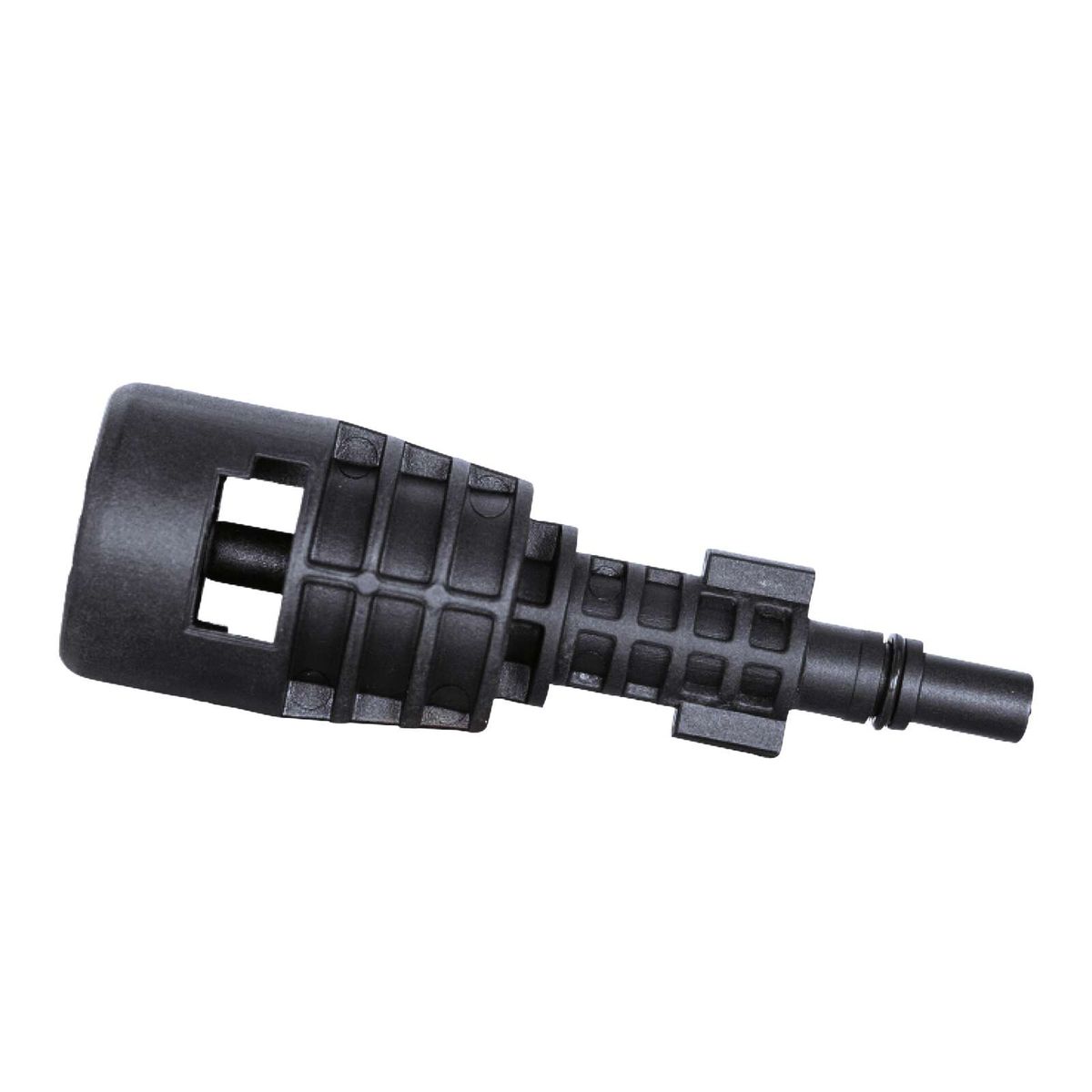 Scheppach quick connector with integrated locking feature for precise assembly