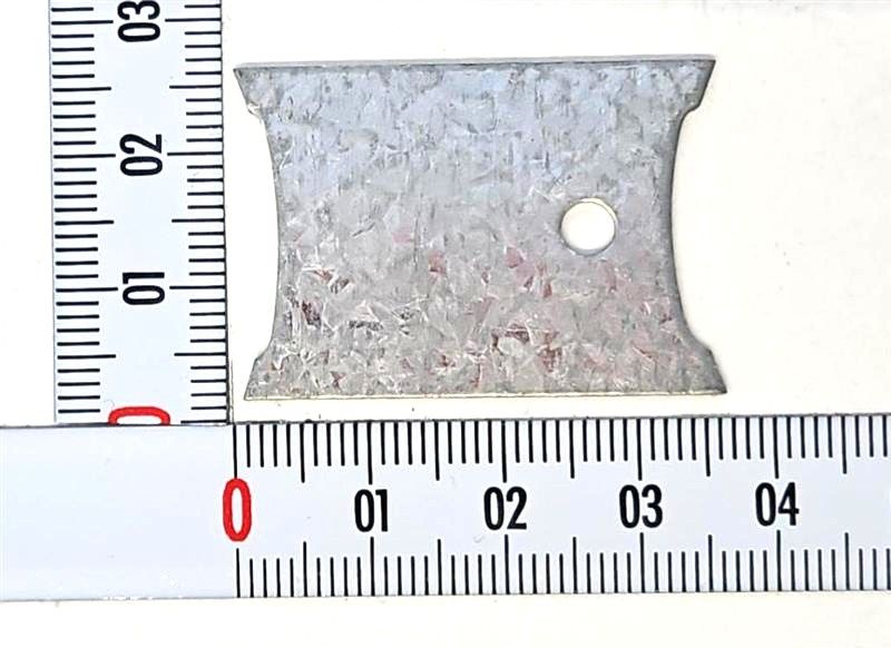 Scheppach measuring scale with integrated measurement area, 0–0.4 cm