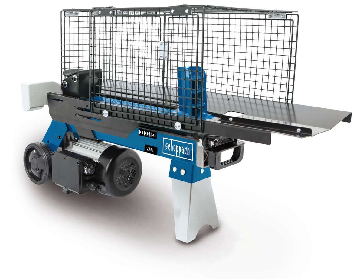 HL460 Scheppach log splitter in lying position