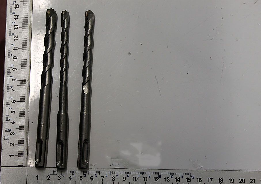 Scheppach drill bits (part of SDS-Plus drill set)